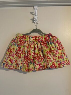 Gilly Hicks Floral Cotton Mini Skirt Sz S (286)